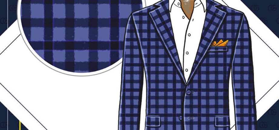 Estampados de traje para caballero