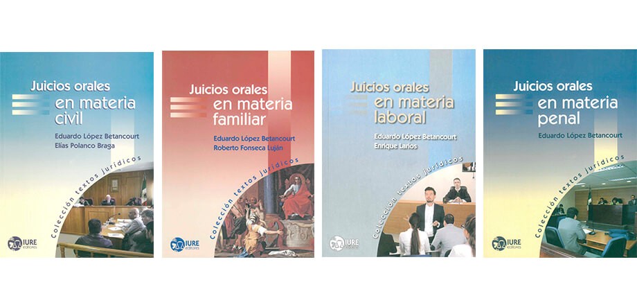 Colecci&oacute;n Textos Jur&iacute;dicos, Juicios Orales