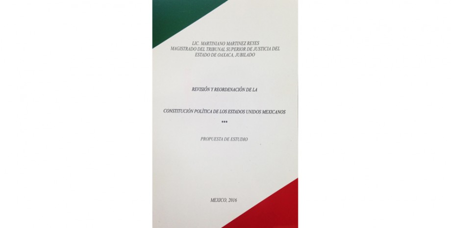 Revisi&oacute;n y reordenaci&oacute;n de la Constituci&oacute;n Pol&iacute;tica de los Estados Unidos Mexicanos