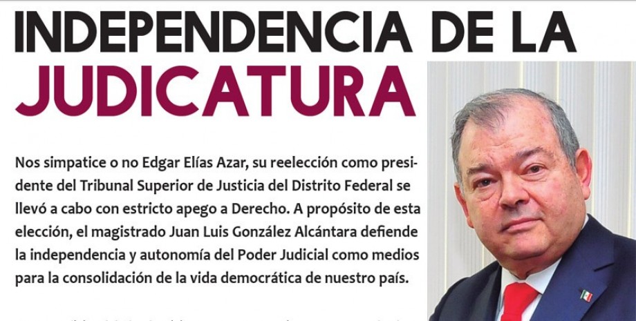 Independencia de la judicatura